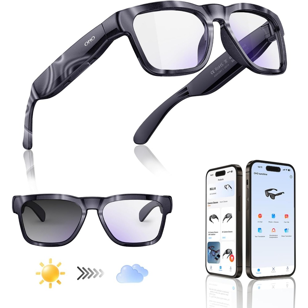 Smart Glasses Lens - Smart AI Glasses with Bluetooth Audio,