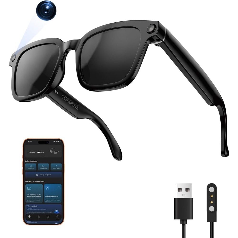 Smart Glasses Lens - Smart HD Camera Glasses with Video