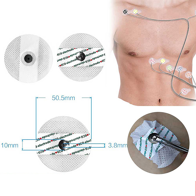 Ecg Patch Monitor - 50PCS/Bag Electrode Patch Medical Disposable ECG