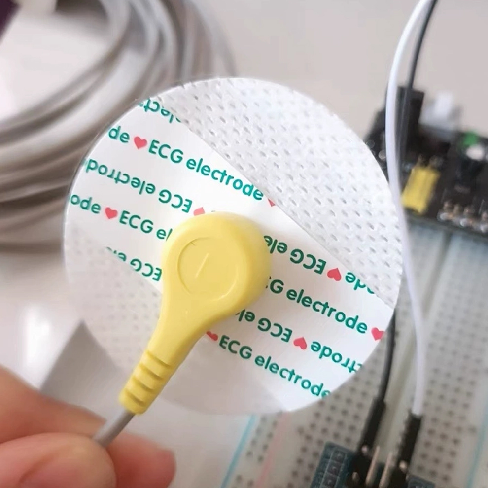Ecg Patch Monitor - 50pcs/1Bag ECG EKG Electrode Patch Non-Woven