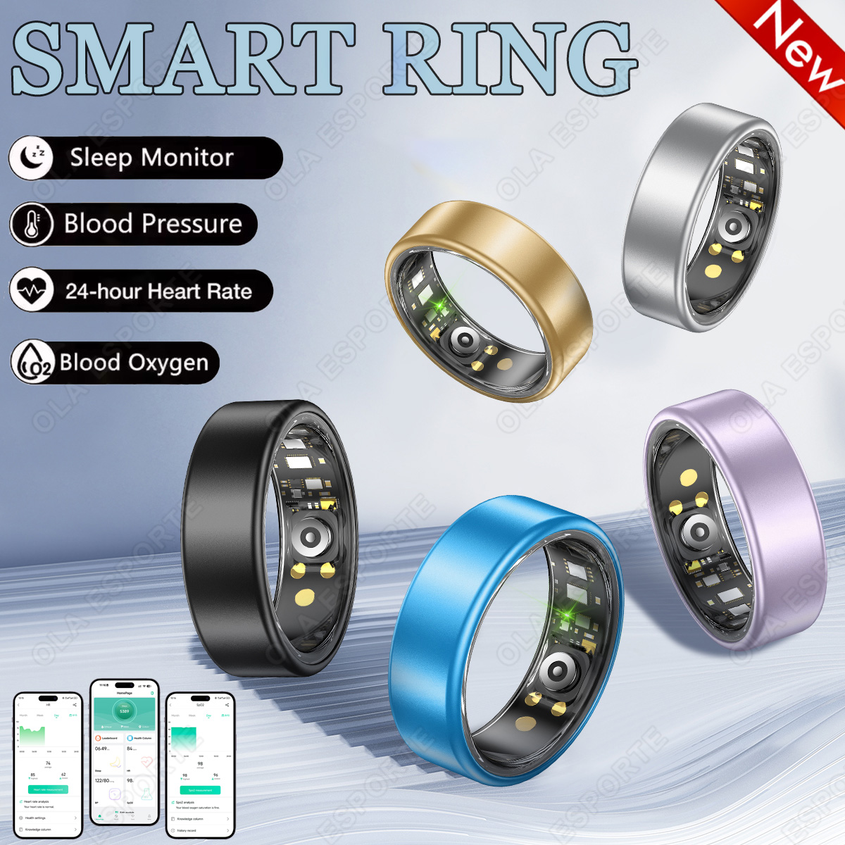 Temperature Ring Skin - New R09 Smart Ring Men Women