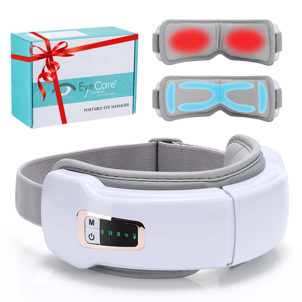 Light Therapy Glasses - Foldable Eye Air Pressure Massager Airbag