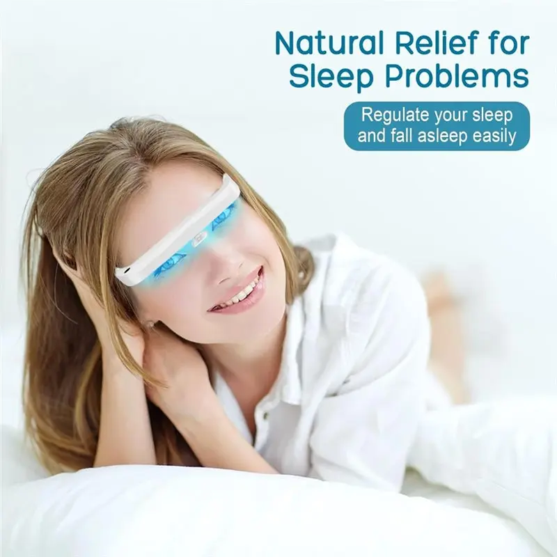 Light Therapy Glasses - SAD Light Therapy Glasses Red Blue