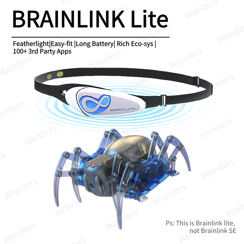 Meditation Headband Eeg - Brainlink Lite Remote Control Spider Toy