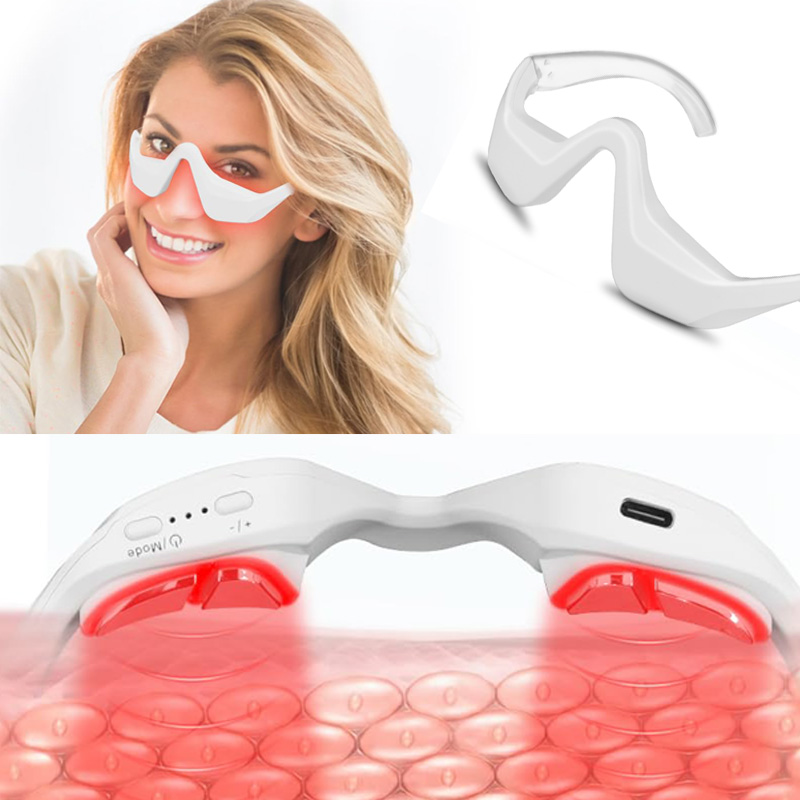 Light Therapy Glasses - Under Eye Red Light Therapy Device,