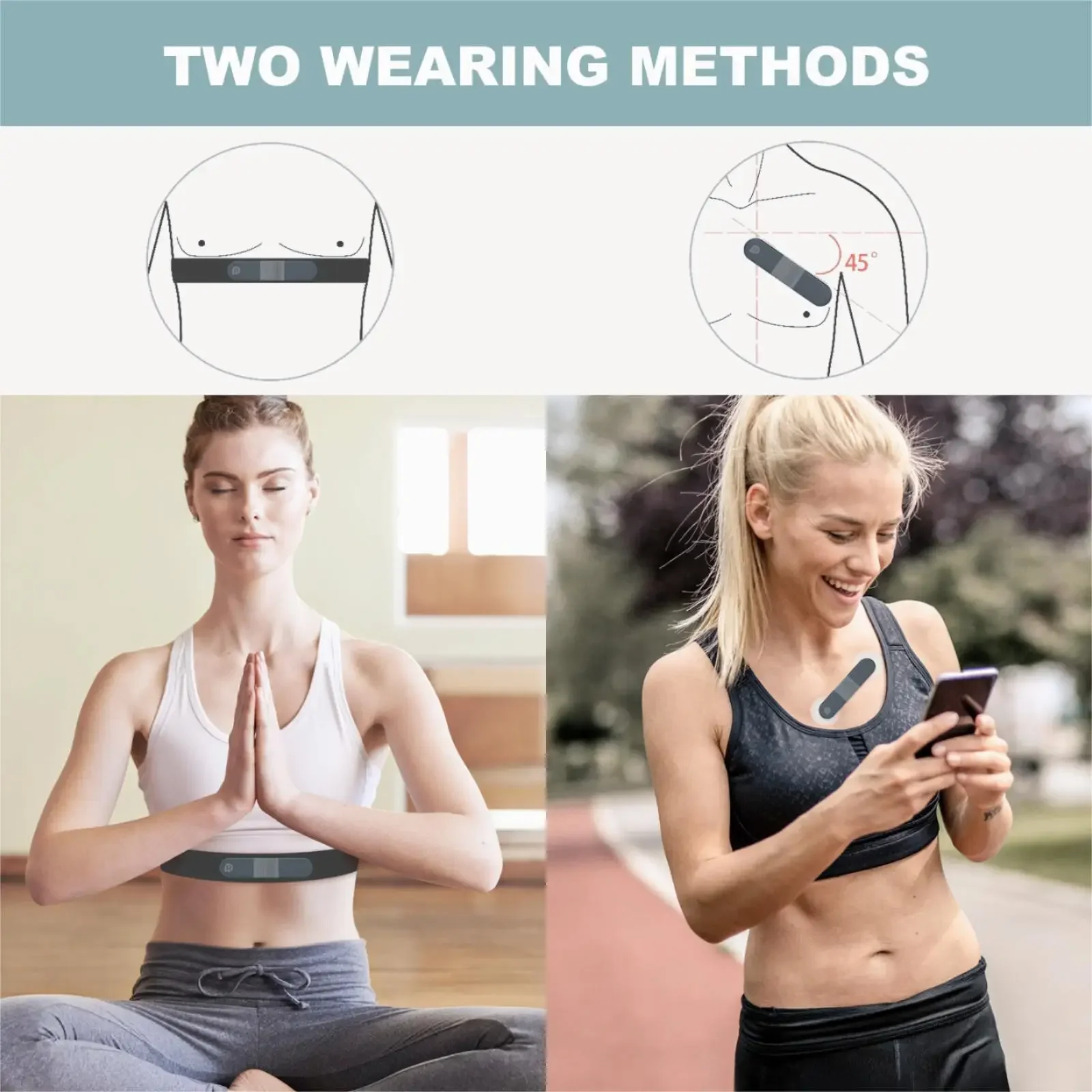 Ecg Patch Monitor - Wireless Bluetooth Dynamic Recorder Real-Time Holter