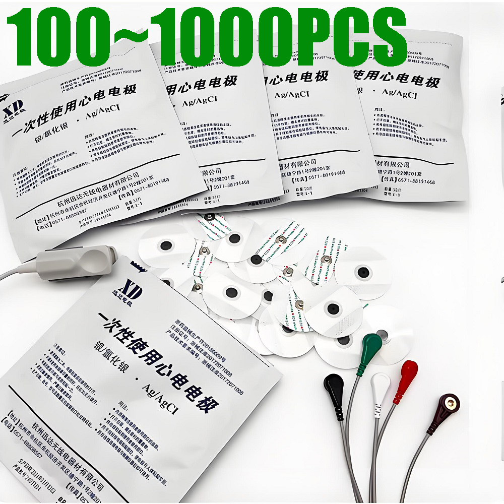 Ecg Patch Monitor - 100~1000pcs Medical Disposable ECG EKG Electrode