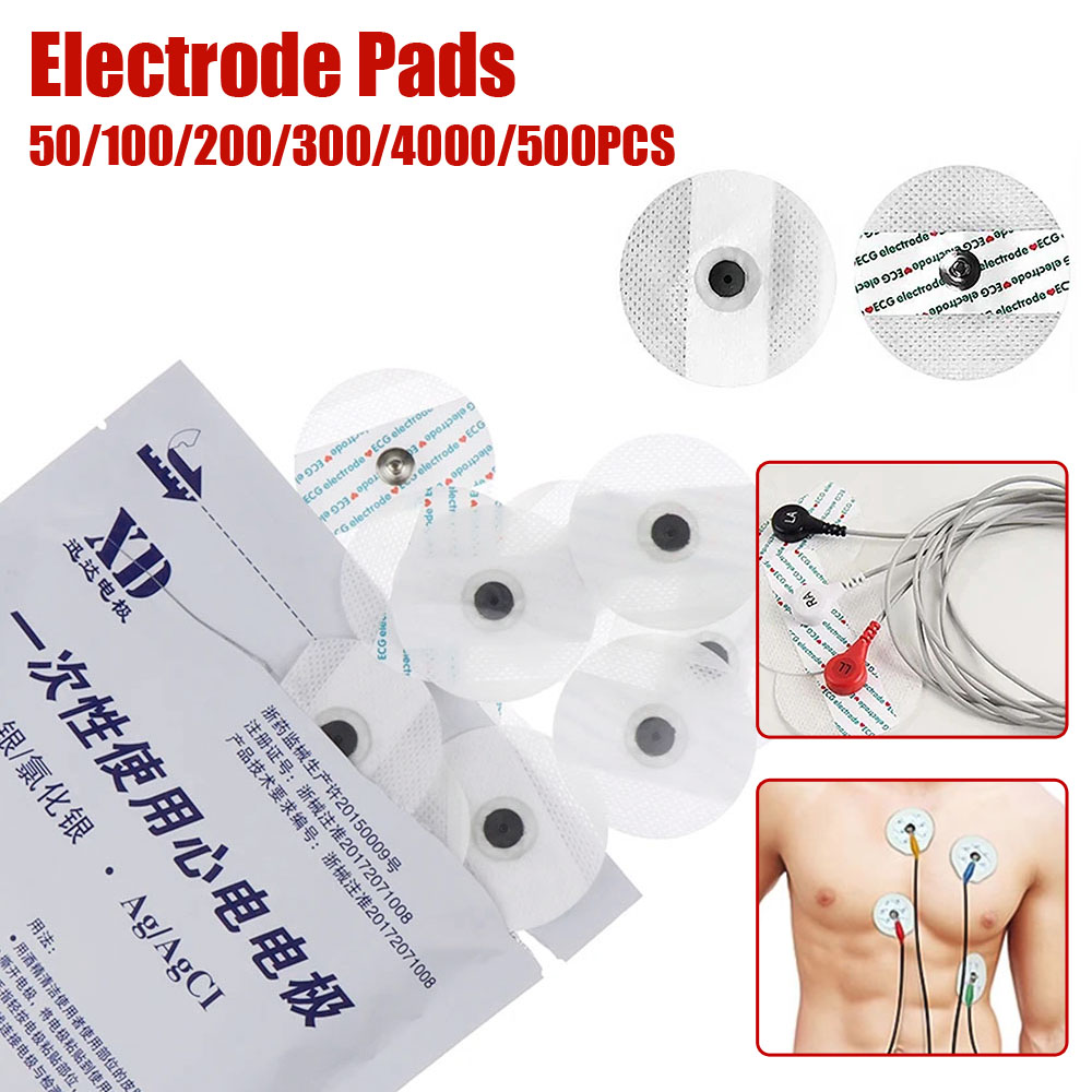 Ecg Patch Monitor - 50-500pcs Disposable Electrode Patch EKG Accessories