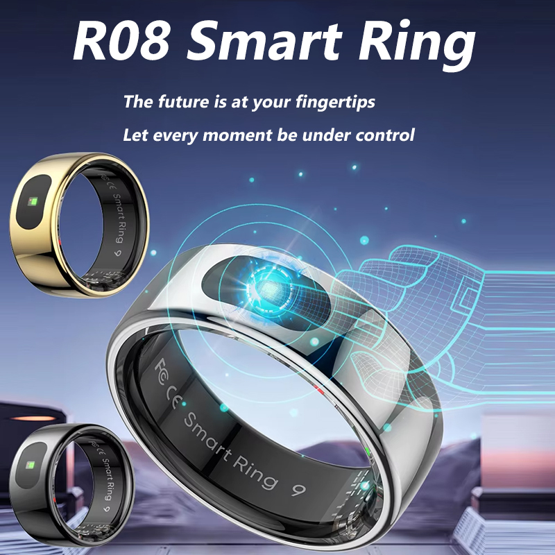 Temperature Ring Skin - R08 Smart Ring Men Women Charging