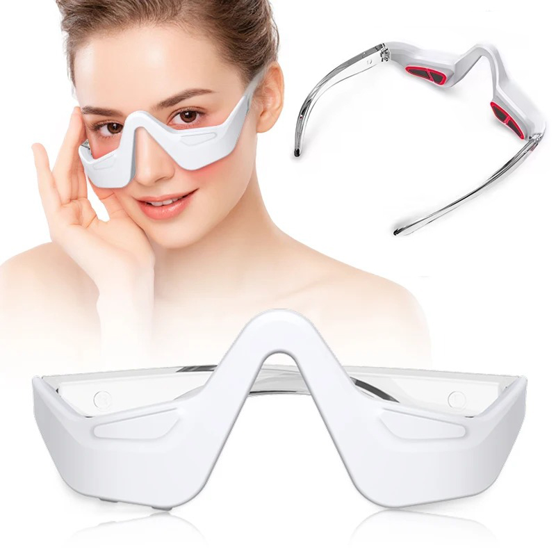 Light Therapy Glasses - Under Eye Red Light Therapy Device,