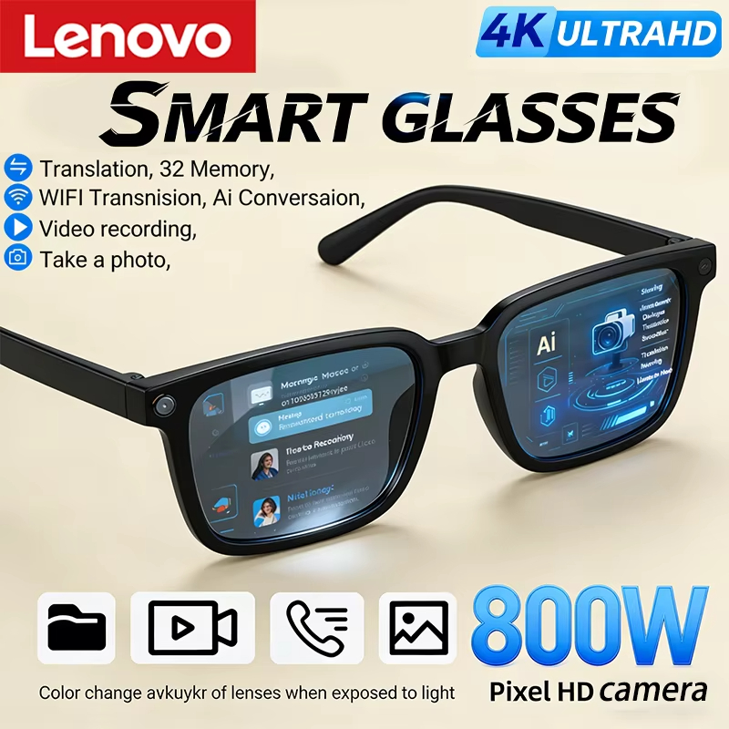 Smart Glasses Lens - Lenovo AI Smart Glasses 8K HD
