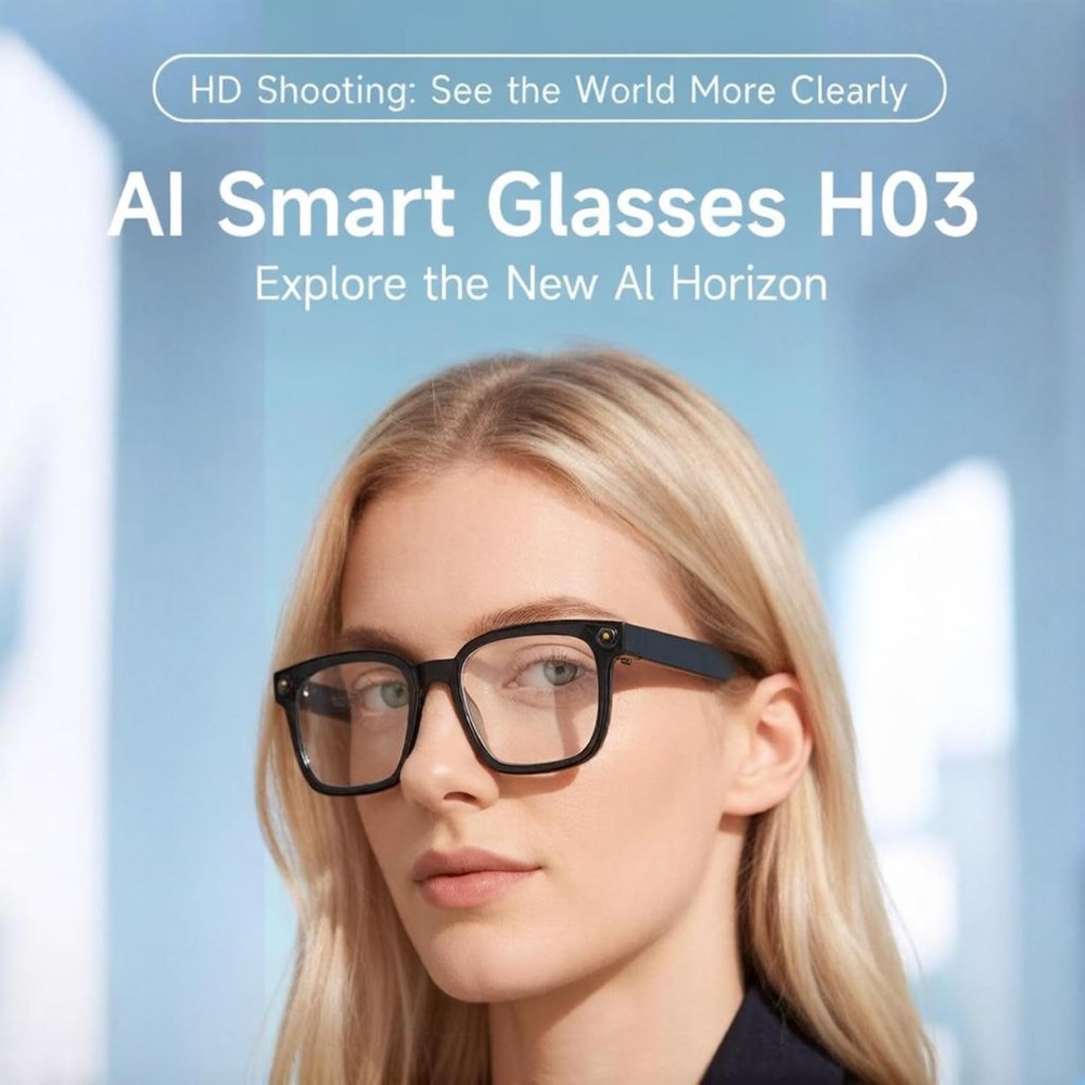 Smart Glasses with 8MP Camera, - Smart Glasses Lens ulasan dan harga