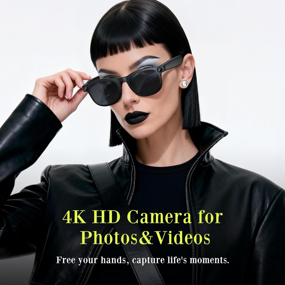 Smart Glasses: 4K Video, Open- - Smart Glasses Lens ulasan dan harga