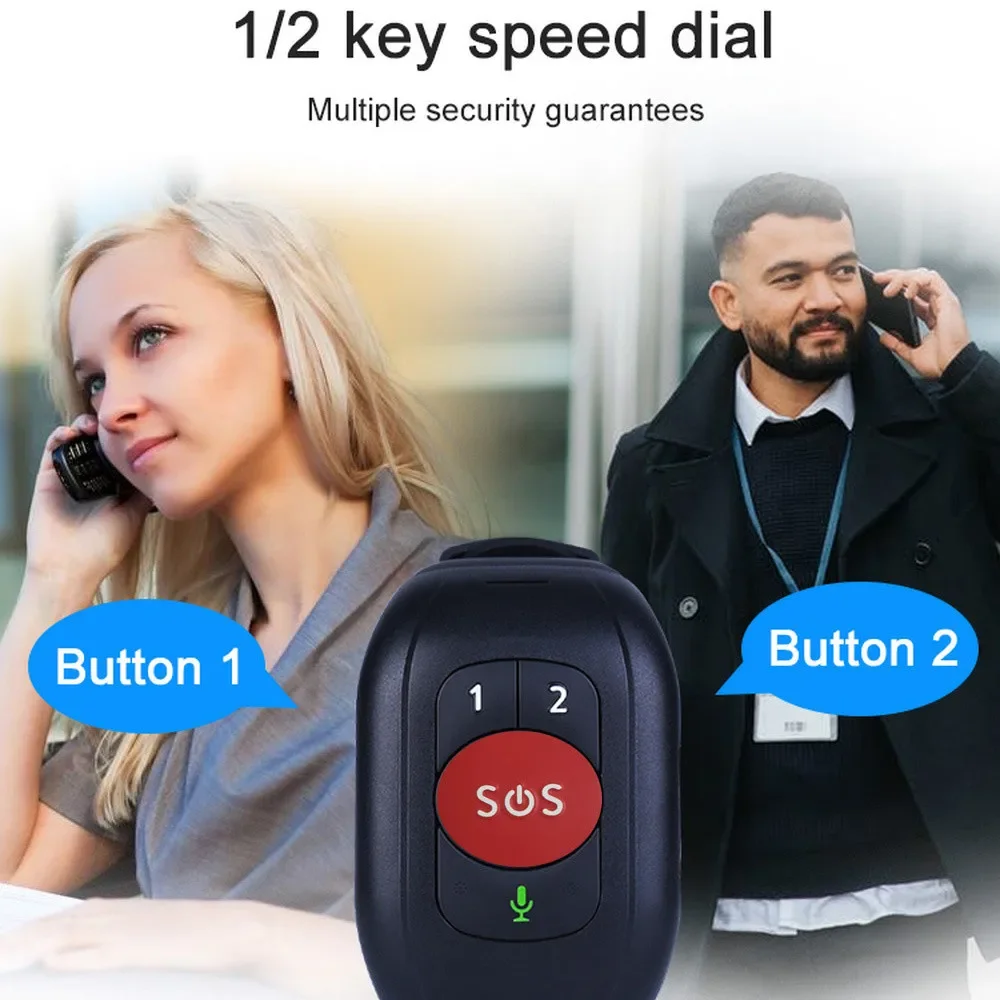 Elderly 4G LTE SOS Watch GPS T - Fall Detection Watch ulasan dan harga