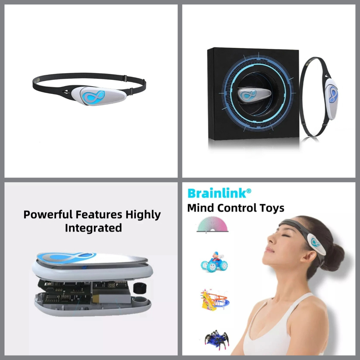 Dry Electrode EEG Brainwave He - Meditation Headband Eeg ulasan dan harga