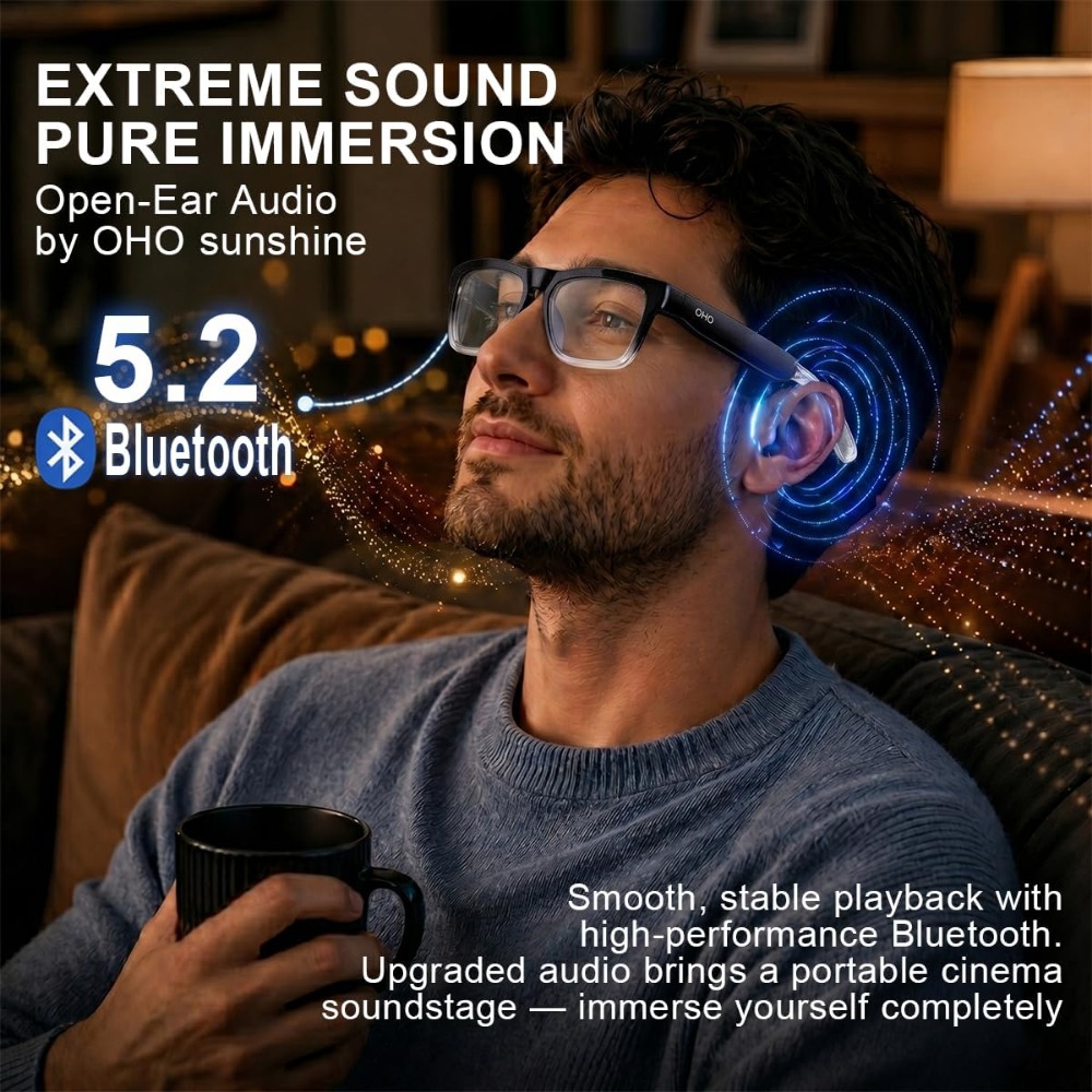 Smart AI Glasses with Bluetoot - Smart Glasses Lens ulasan dan harga