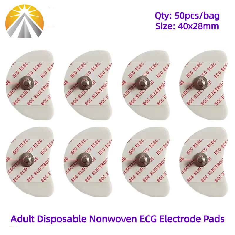 50 PCS Each Bag 2840 MM White  - Ecg Patch Monitor ulasan dan harga