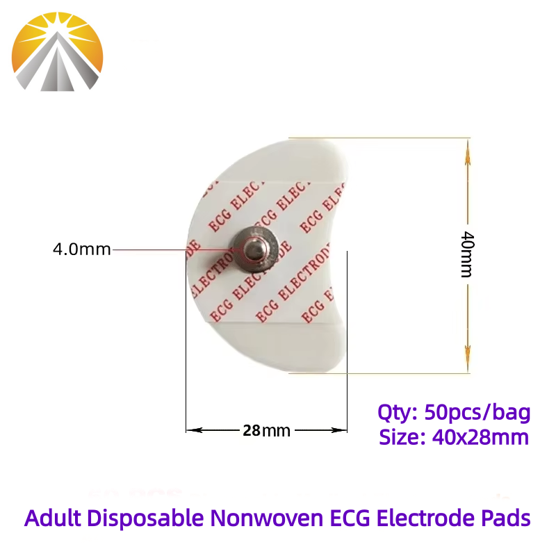 50 PCS Each Bag 2840 MM White  - Ecg Patch Monitor ulasan dan harga