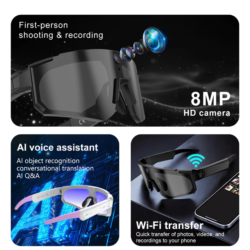 Oneplus Al Smart Glasses 8K Re - Smart Glasses Lens ulasan dan harga