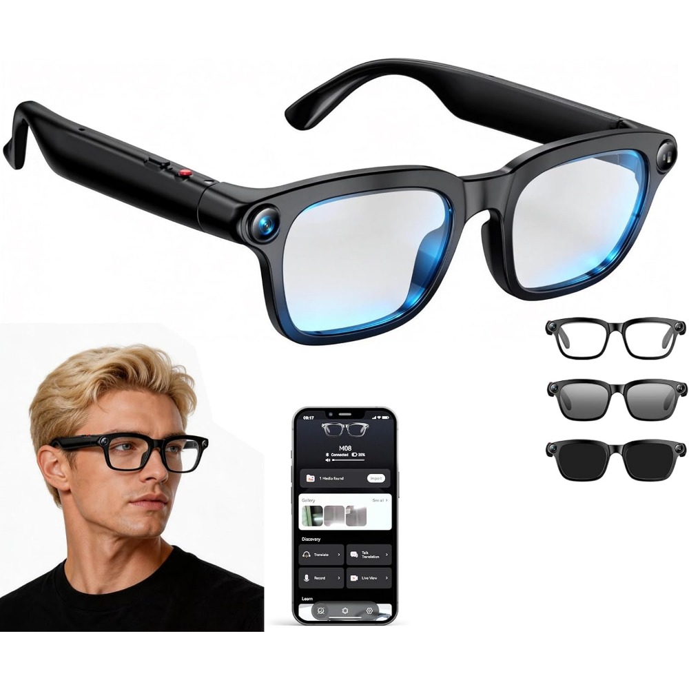 Smart Glasses: 4K Video, Dual  - Smart Glasses Lens ulasan dan harga