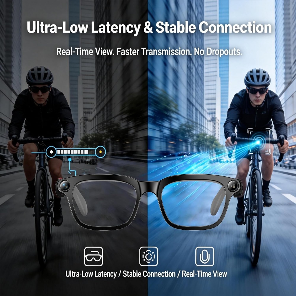 Smart Glasses: 4K Video, Dual  - Smart Glasses Lens ulasan dan harga