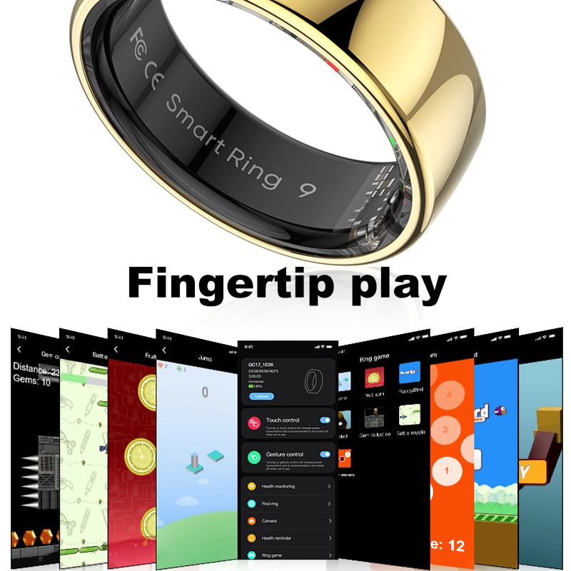 R08 Smart Ring Men Women With  - Temperature Ring Skin ulasan dan harga