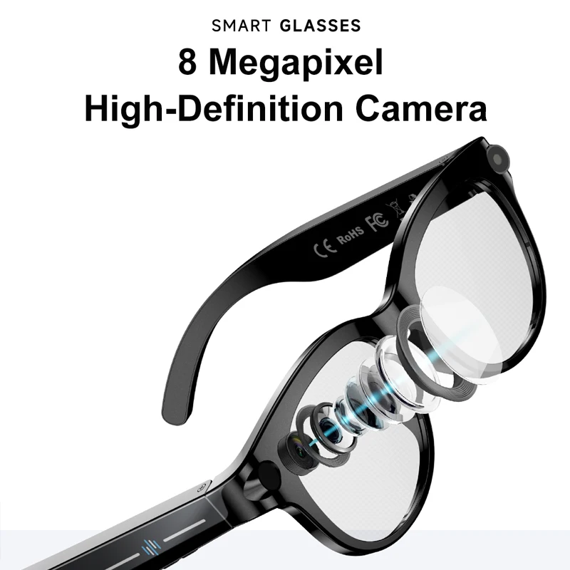 Lenovo AI Smart Glasses 8K Rem - Smart Glasses Lens ulasan dan harga