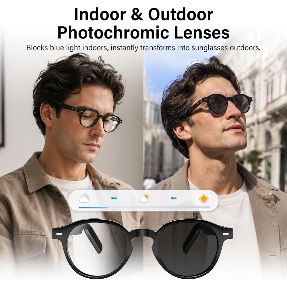 AI Smart Glasses with 145 Lang - Smart Glasses Lens ulasan dan harga