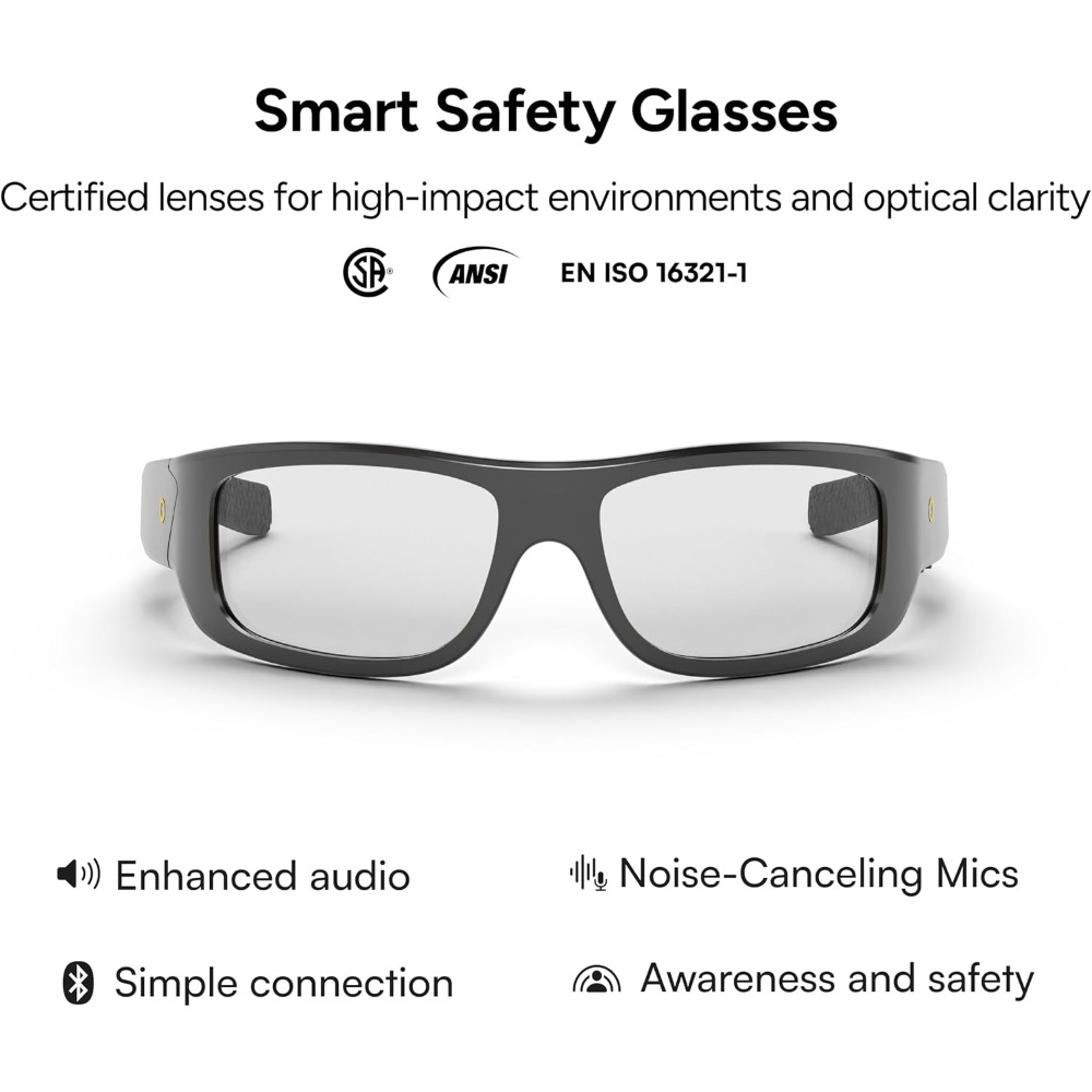 Smart Safety Glasses with Ligh - Smart Glasses Lens ulasan dan harga