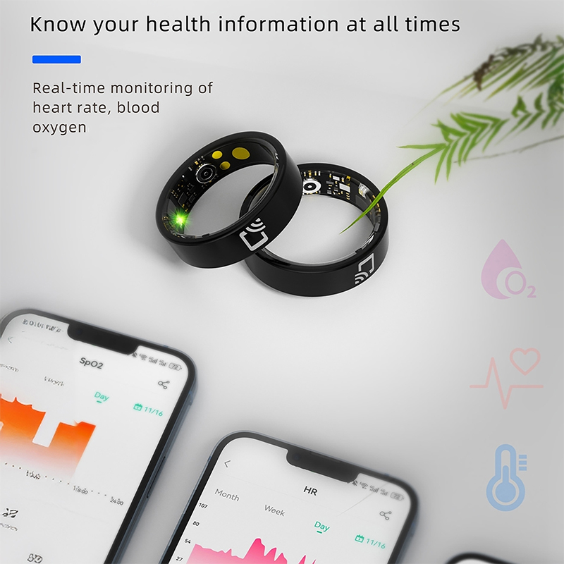 NFC Smart Ring-with Heart Rate - Smart Ring Nfc Pay ulasan dan harga