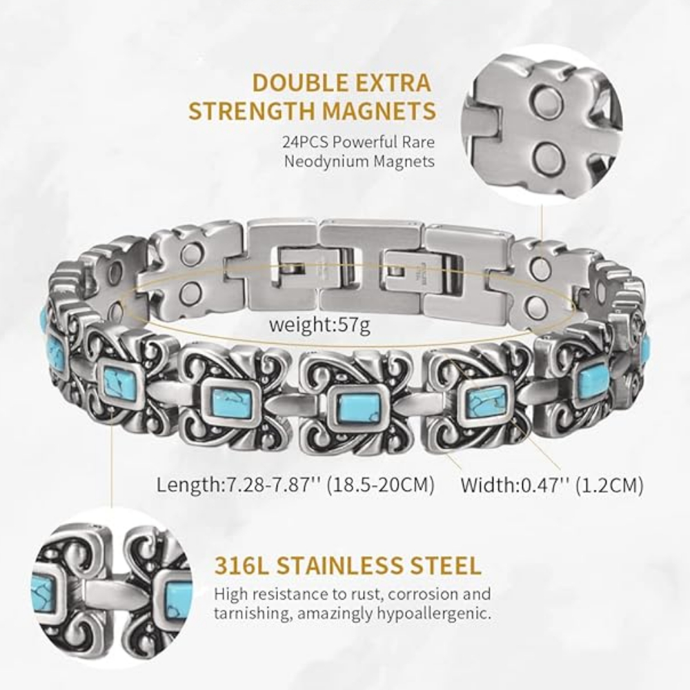 Titanium Steel Blue Turquoise  - Meditation Headband Eeg ulasan dan harga