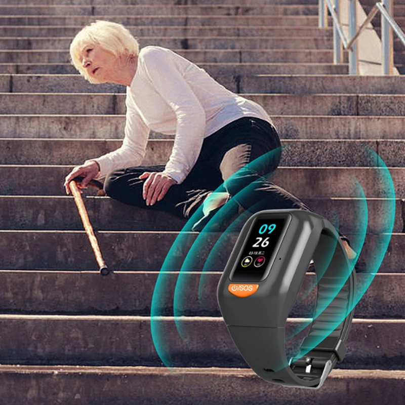 Newest Elderly 4G Smart Watch  - Fall Detection Watch ulasan dan harga