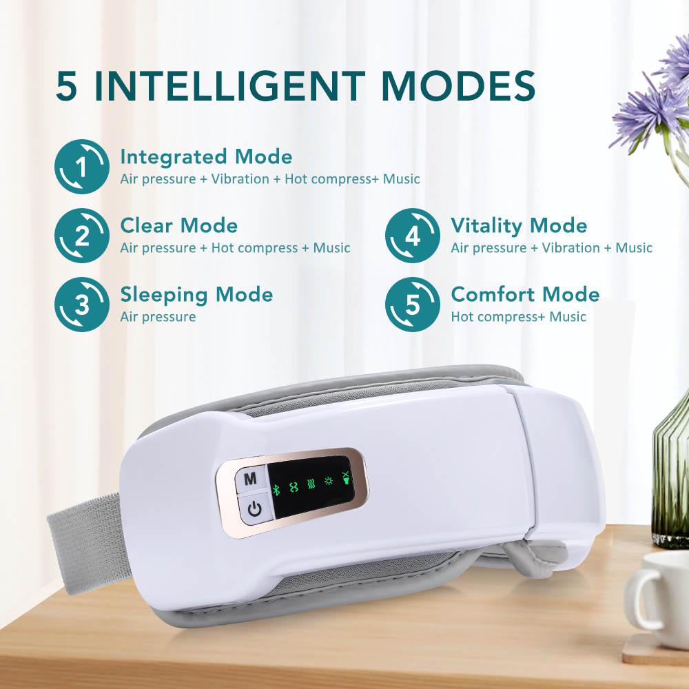 Foldable Eye Air Pressure Mass - Light Therapy Glasses ulasan dan harga