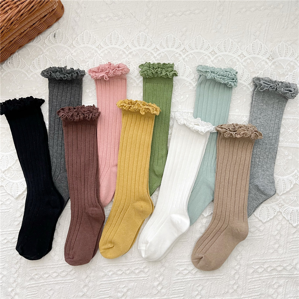 Kids Knee High Socks Baby Girl - Baby Sock Oximeter ulasan dan harga