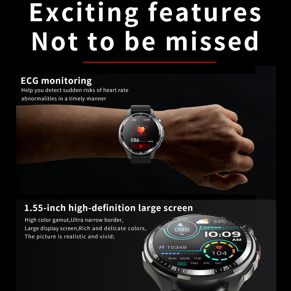 Men Smart Watch All Day Fall D - Fall Detection Watch ulasan dan harga