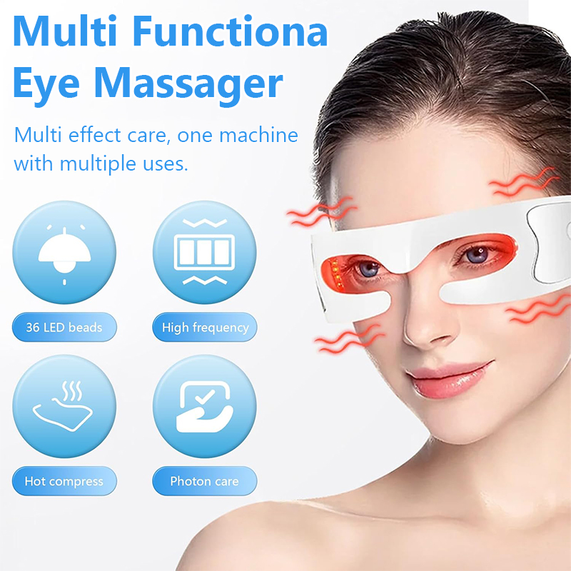 Red Light Theraphy Eye Massage - Light Therapy Glasses ulasan dan harga