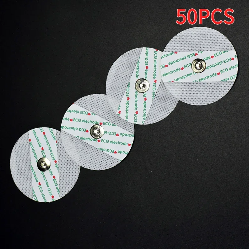 50pcs Non-woven ECG Electrode  - Ecg Patch Monitor ulasan dan harga