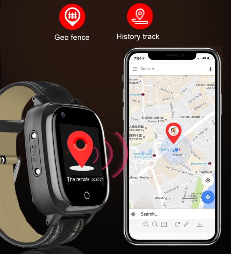 Elderly Smart Watch For Old Pe - Fall Detection Watch ulasan dan harga