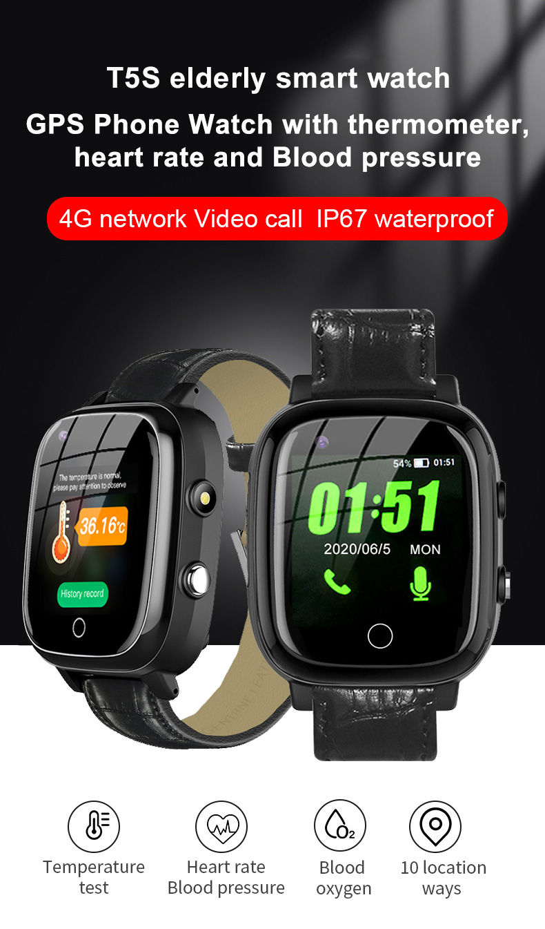 Elderly Smart Watch For Old Pe - Fall Detection Watch ulasan dan harga