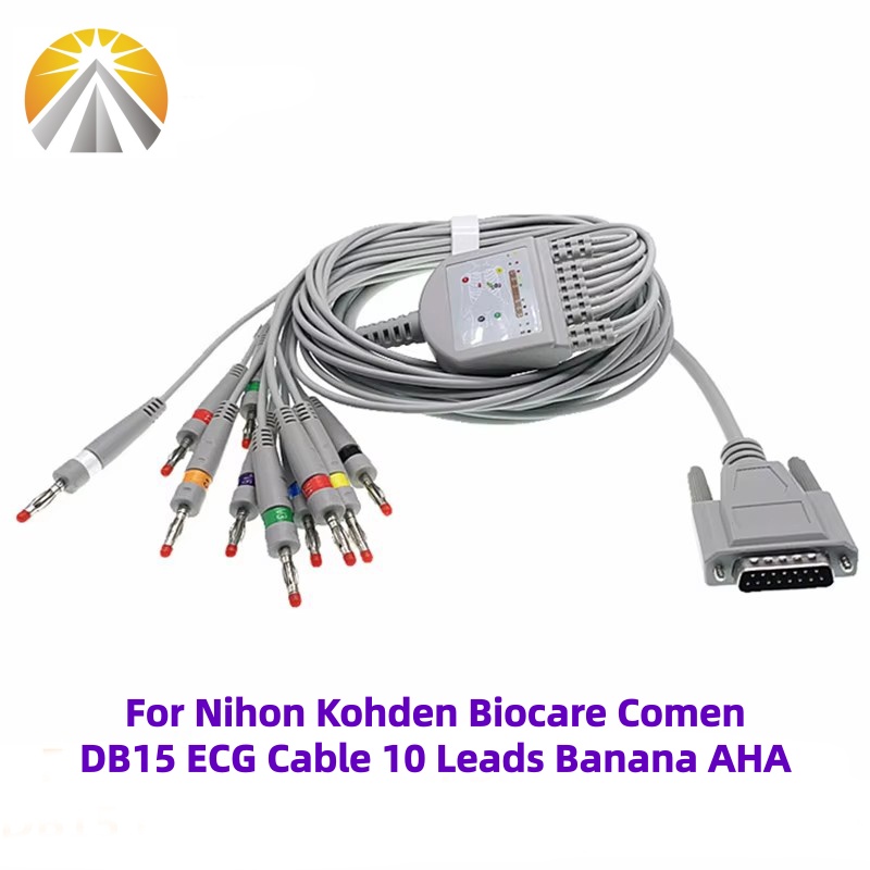 ECG Cable For Nihon Kohden Bio - Ecg Patch Monitor ulasan dan harga