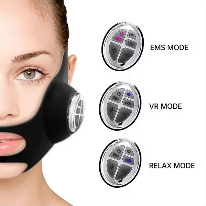V Face Lifting EMS Facial Mask - Galvanic Skin Sensor ulasan dan harga