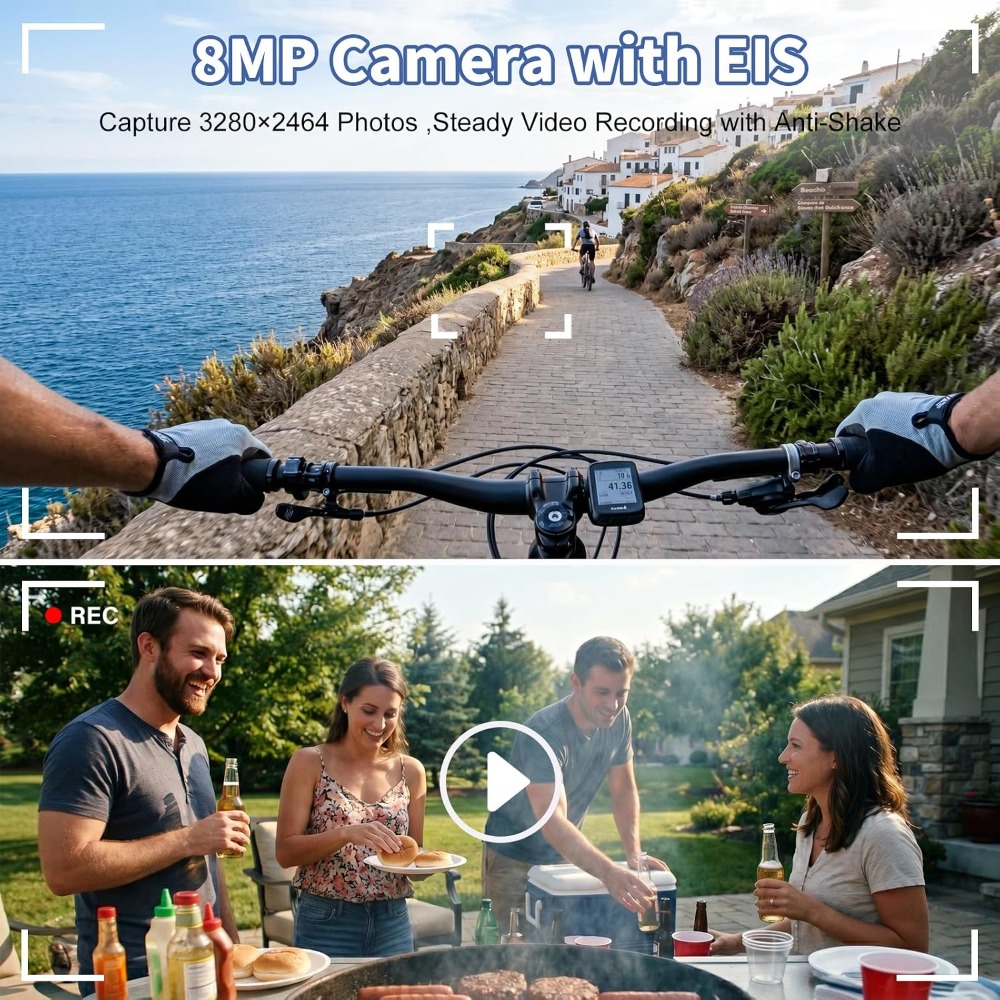 Smart Glasses with 8MP Camera, - Smart Glasses Lens ulasan dan harga