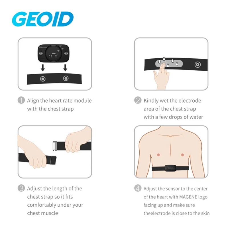 GEOID HS500 Heart Rate Monitor - Breath Rate Monitor ulasan dan harga