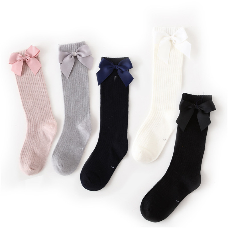 Children Girls Socks With Bows - Baby Sock Oximeter ulasan dan harga