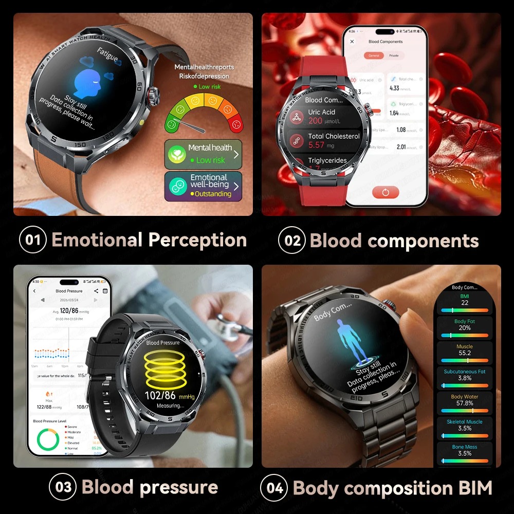 New Blood Pressure Uric Acid B - Fatigue Band Monitor ulasan dan harga
