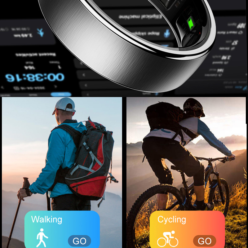 R10 Charging Case Smart Ring M - Temperature Ring Skin ulasan dan harga