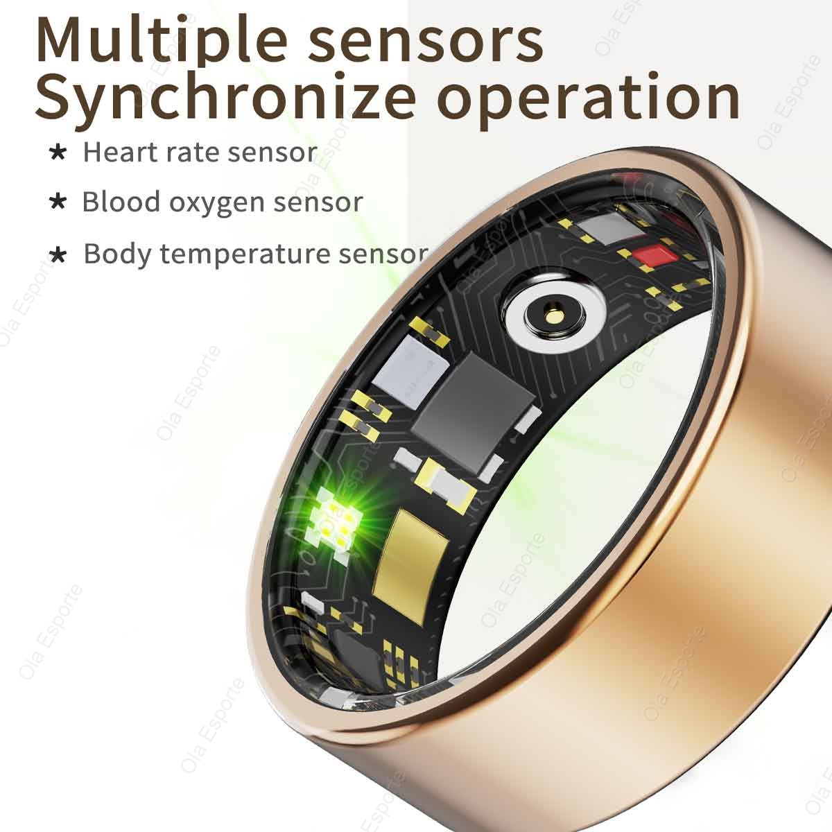 R09 Smart Ring Men Women with  - Temperature Ring Skin ulasan dan harga
