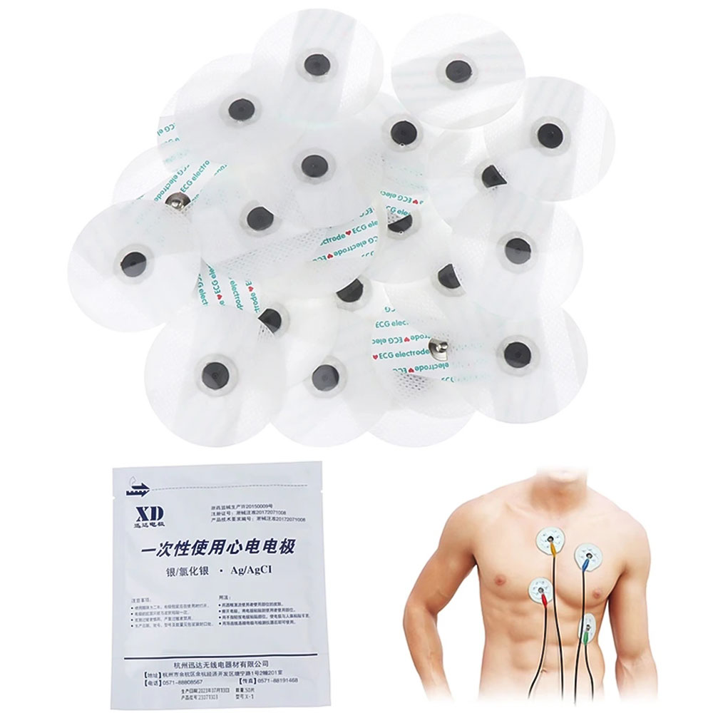 50-500pcs Disposable Electrode - Ecg Patch Monitor ulasan dan harga