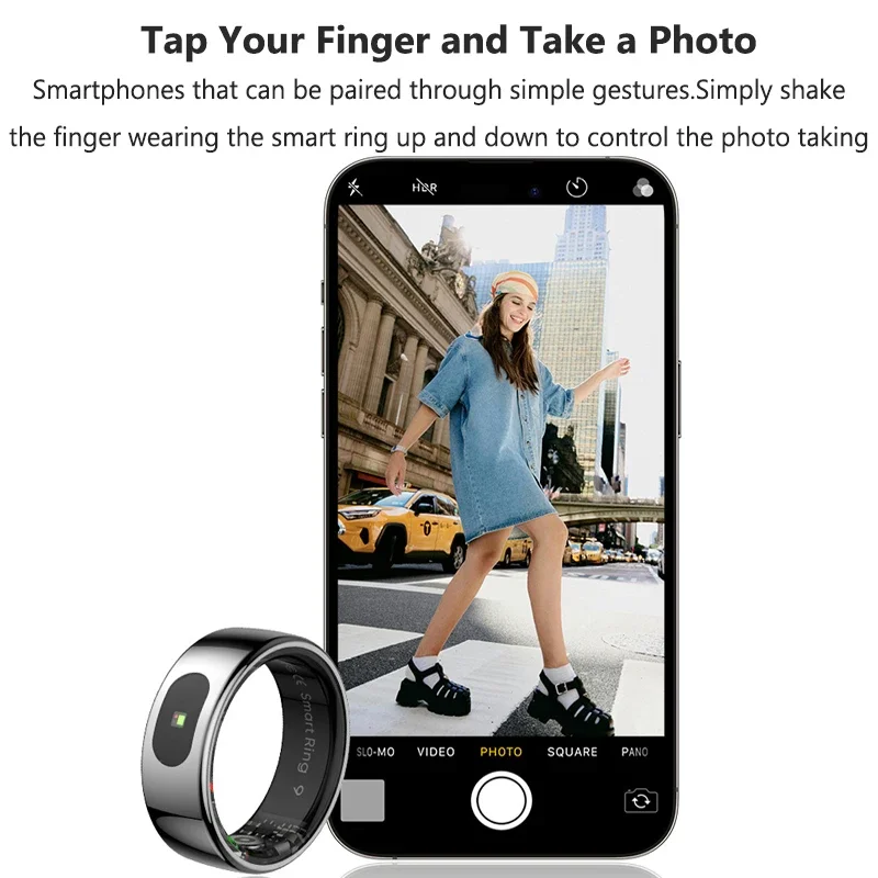 R08 Smart Ring Men Women Charg - Temperature Ring Skin ulasan dan harga