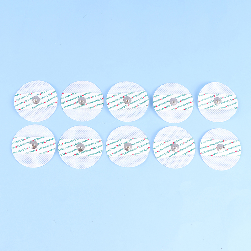 10Pcs Non-Woven ECG Electrode  - Ecg Patch Monitor ulasan dan harga
